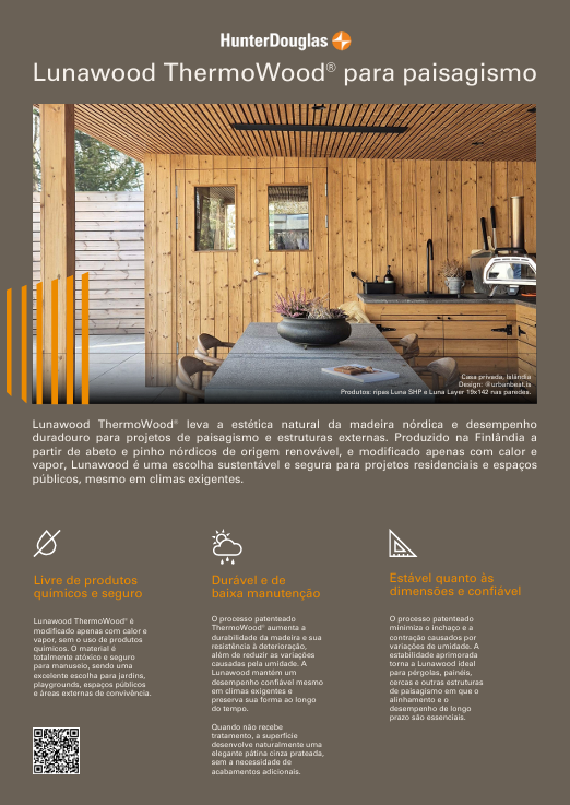 capa lunawood thermowood para paisagismo